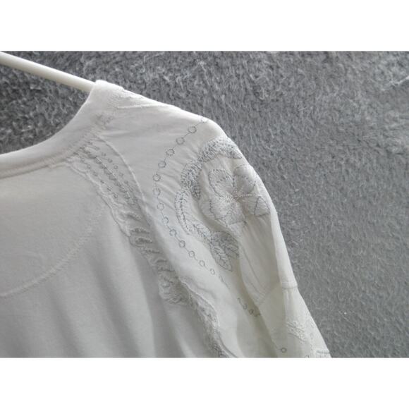 NWT FREE PEOPLE Womens Embroidered Penny Lace Peplum Top XS LILAC $98 Shirt - Picture 12 of 16